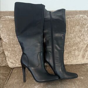 Black Knee-High Women's Boots